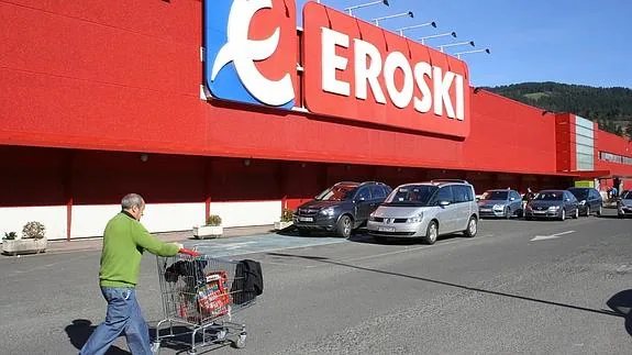 Un hipermercado Eroski en el País Vasco.