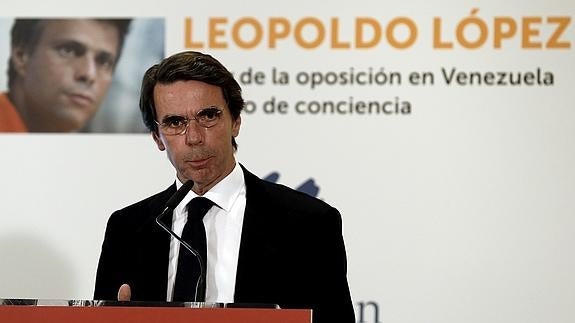 El expresidente del Gobierno José María Aznar.