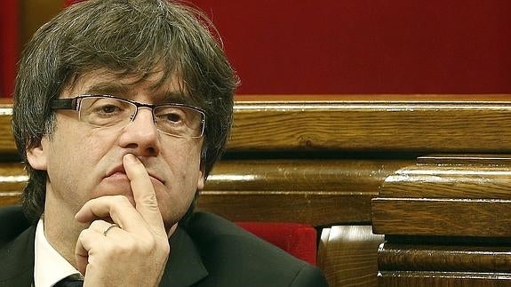 El presidente de la Generalitat, Carles Puigdemont.