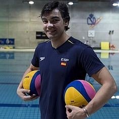 Gabi Hernández posa después de un entrenamiento. 