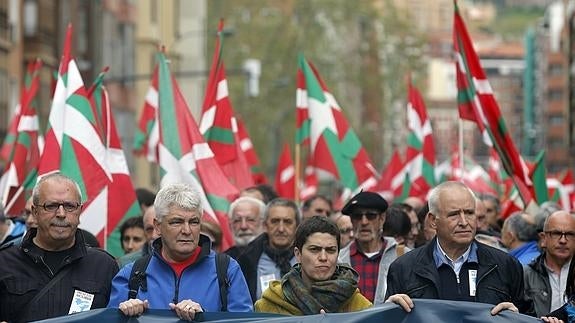 Un momento de la marcha. 