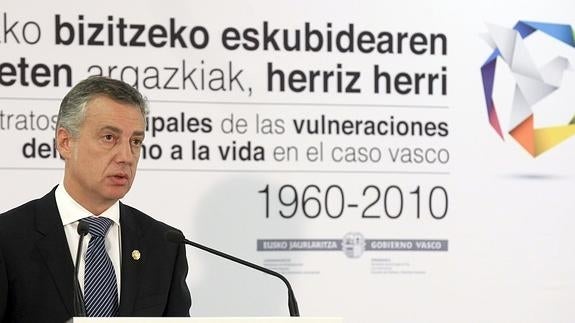 El lehendakari, Iñigo Urkullu.