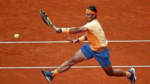 Rafa Nadal, durante un partido. 