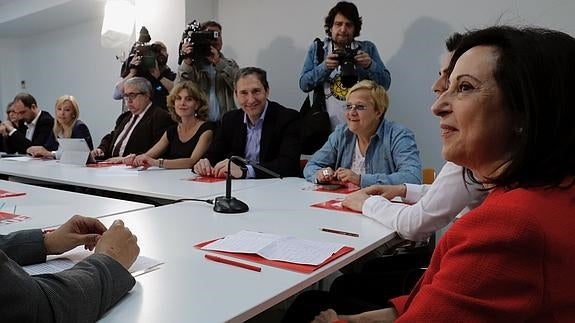 La número dos de la candidatura del PSOE por Madrid, Margarita Robles.