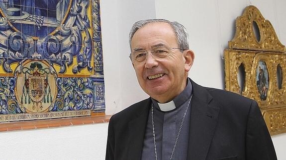 El obispo Antonio Algora en una imagen de 2012.