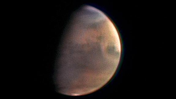 Fotografía de Marte de la Agencia Espacial Europea.