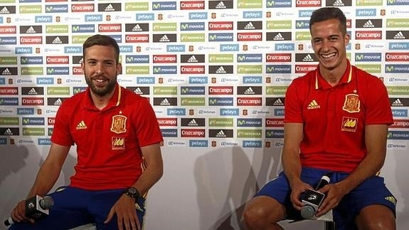 Lucas Vázquez y Jordi Alba, unidos por el 1 de julio