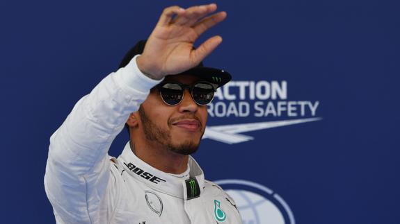 El piloto británico Lewis Hamilton. 