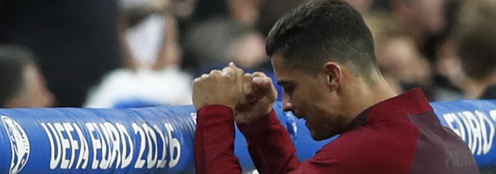 Cristiano Ronaldo celebra la victoria de su selección. 