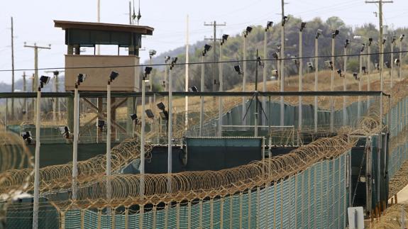 Vistas exteriores del Campo Delta de la base Naval de Guantánamo.