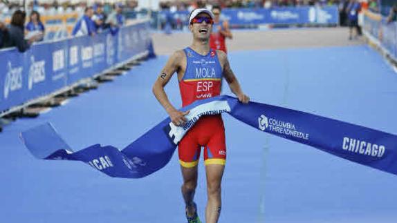 Mario Mola, durante una competición. 