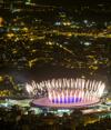 Maracaná durante el ensayo de la apertura de los Juegos