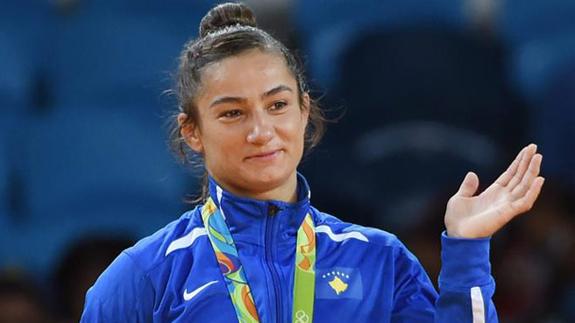 Majlinda Kelmendi, judoka kosovar. 