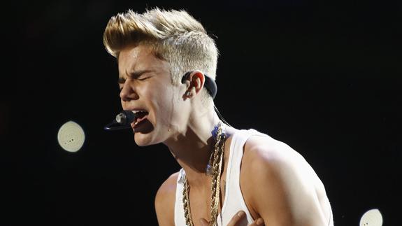 El cantante canadiense Justin Bieber.