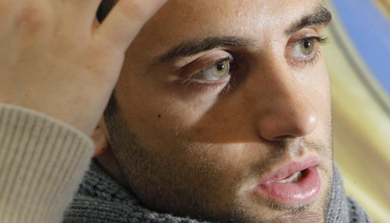 Giuseppe Rossi, durante una entrevista. 