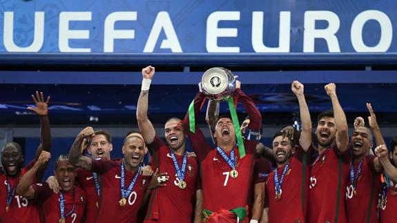 Portugal ganó la última Eurocopa de Francia. 