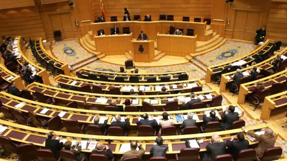 Sesión plenaria del Senado.