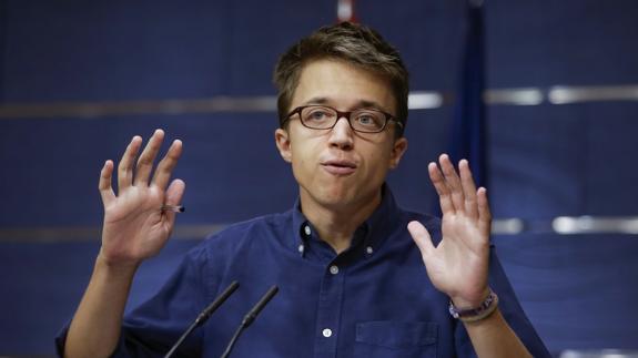 El portavoz de Podemos en el Congreso, Íñigo Errejón.