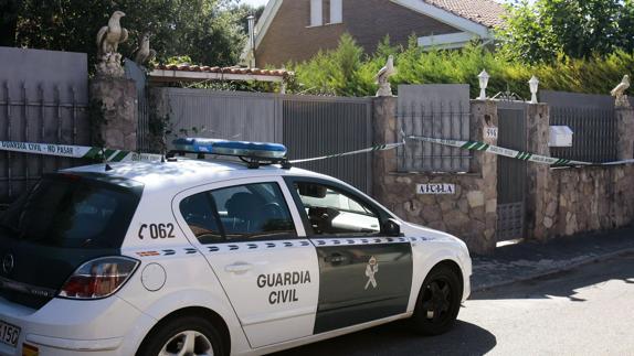 Fachada del chalet donde se cometió el crimen.