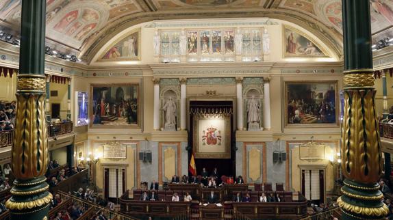 Mariano Rajoy en su discurso de investidura.