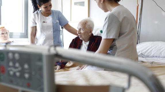 Un enfermo con cáncer de páncreas.