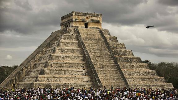 Descubren una estructura en el interior de la pirámide de Kukulkán, en Chichen Itzá