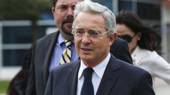 El expresidente Álvaro Uribe.