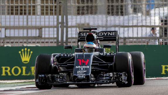 Alonso, en Abu Dabi. 