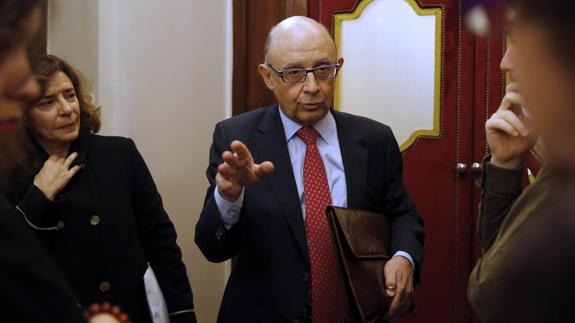 El ministro de Hacienda, Cristóbal Montoro.