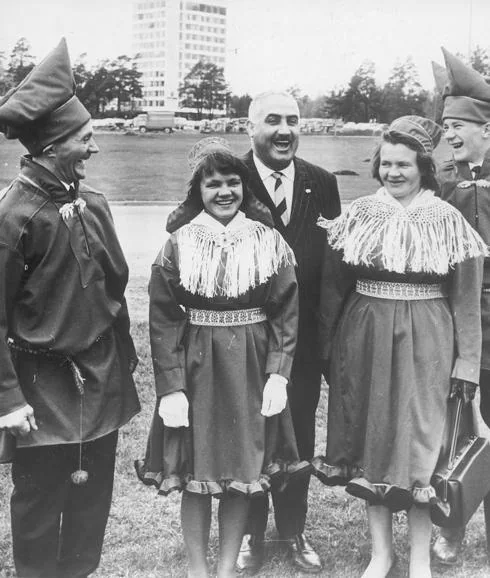 El alcalde de Benidorm, Pedro Zaragoza, fotografiado en Helsinki. 