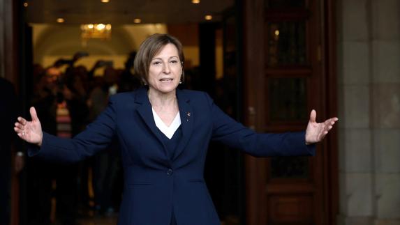 La presidenta del Parlament, Carme Forcadell.