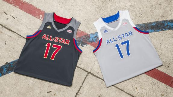 Las camisetas para el All-Star. 