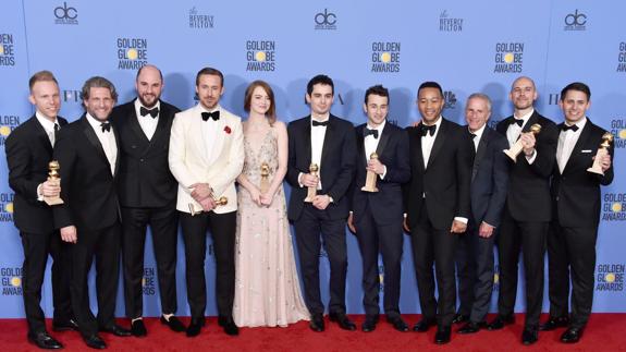 El equipo de 'La La Land'. 