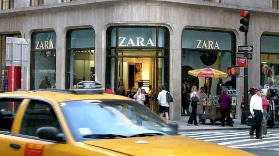 Tienda de Zara en una calle de Nueva York.