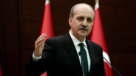 El vice primer ministro turco, Numan Kurtulmus.