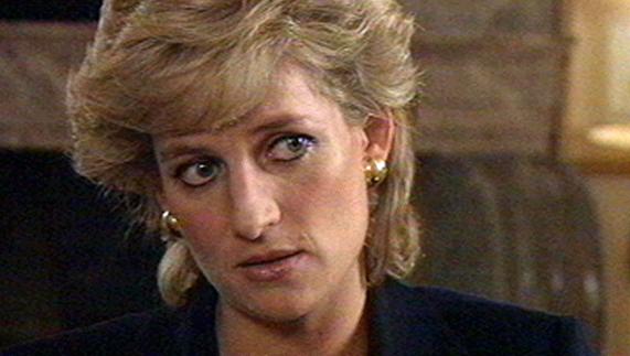 La princesa Diana de Gales durante una entrevista en la BBC en 1995.