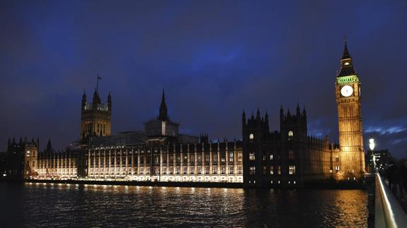 Vista del Parlamento británico.