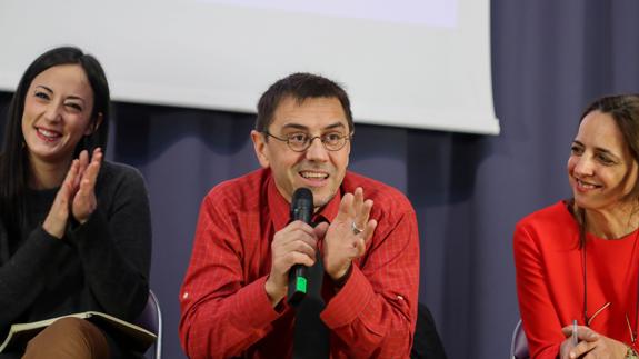 Juan Carlos Monedero, durante un acto en Sevilla.