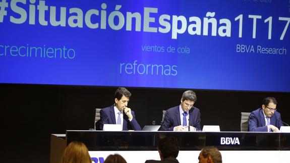 Presentación del informe BBVA Research 'Situación España'.