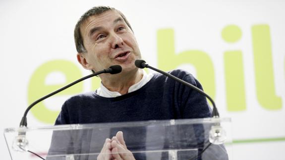 El líder de EH Bildu, Arnaldo Otegi.