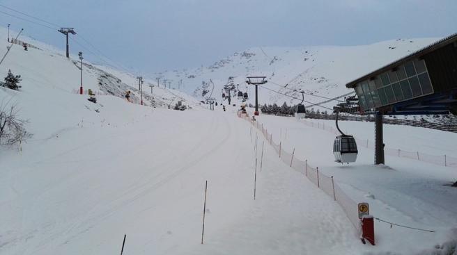 La estación de Granada disfrutó de 98 kilómetros esquiables el pasado sábado