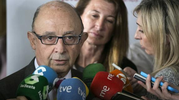 El ministro de Hacienda y Función Pública, Cristóbal Montoro.