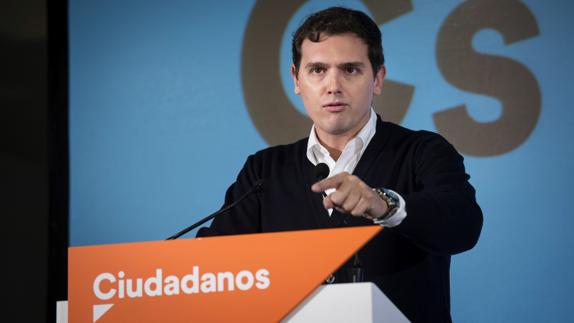 El presidente de Ciudadanos, Albert Rivera.