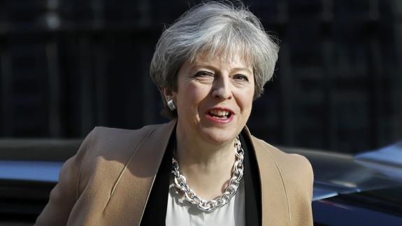 La primera ministra británica, Theresa May.