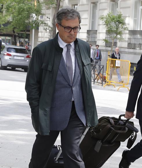 Jordi Pujol Ferrusola, llegando a la Audiencia Nacional. 