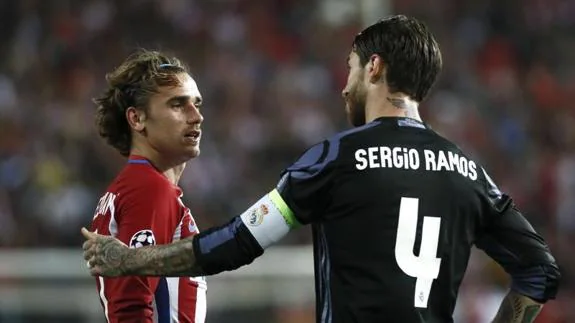 Griezmann y Sergio Ramos. 