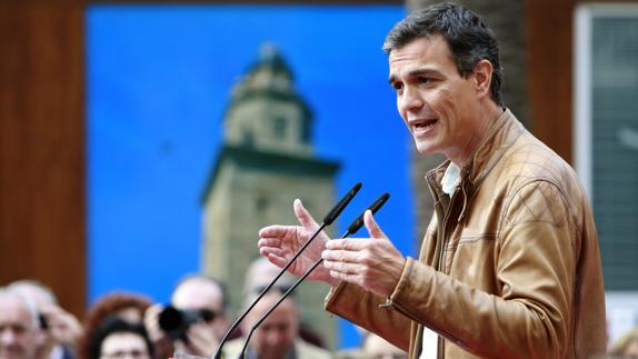 El ex secretario general del PSOE y candidato a las primarias del partido, Pedro Sánchez.