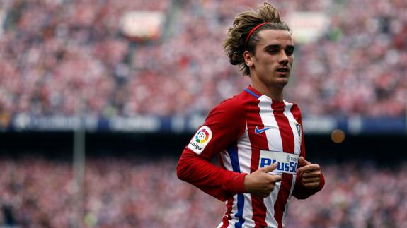 Griezmann, ante el Athletic. 