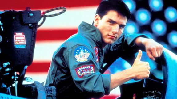 Tom Cruise, en 'Top Gun: Ídolos del aire'.