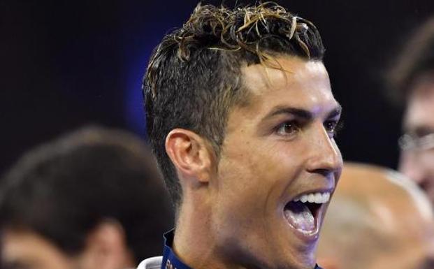 Cristiano Ronaldo, radiante tras ganar otra Champions. 